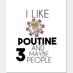 Poutine lover funny Posters and Art